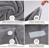 Microfiber Hair Towel Wrap